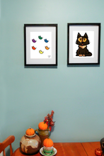 Load image into Gallery viewer, Cat Bean Rainbow Print