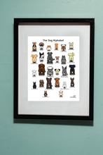 Load image into Gallery viewer, Dog Alphabet Print Version 1