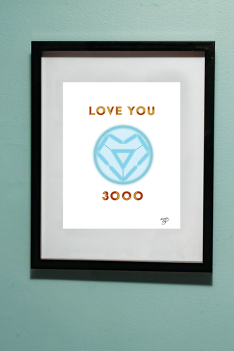 I Love You 3000 Print