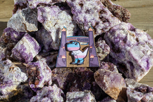 Tran-Nosaurus Wooden Pin