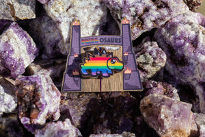 Stey-Gay-Osaurus Wooden Pin