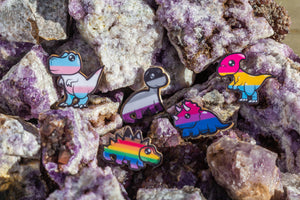 Stey-Gay-Osaurus Wooden Pin