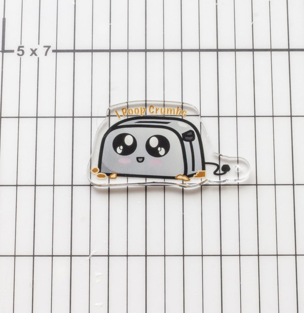 I Poop Crumbs Keychain