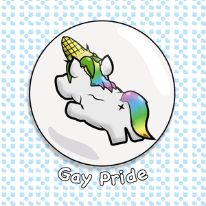 Uni-CORN Pride Button Set